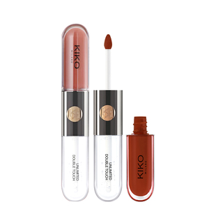 kiko双头唇釉口红镜面透明裸色不易掉色不易沾杯103官方正品唇蜜