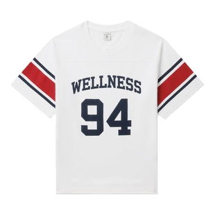 IT Sporty & Rich女装宽松短袖T恤新款美式运动风半袖396060XO