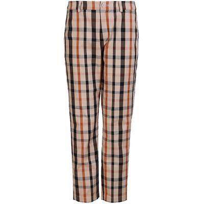 格纹设计长裤休闲裤梵思诺英伦风