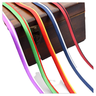 旗袍包边条滚边条丝带双色免烫嵌条镶边仿真丝衣服缎带服装布料