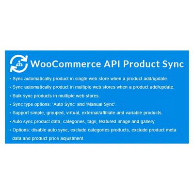 WooCommerce API Product Sync 中文版 多店铺产品同步插件介绍