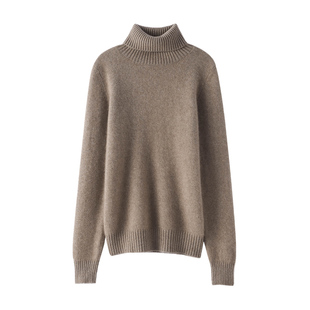 上新福利~没有束缚只有舒服的高翻领羊绒衫