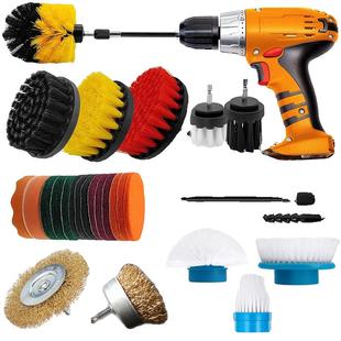 电动清洁刷电钻刷软毛刷钢丝刷地毯沙发刷地板瓷砖刷打磨抛光除锈
