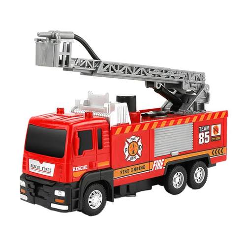 儿童消防车玩具救援车男孩大号仿真汽车模变形云梯工程车圣诞礼物