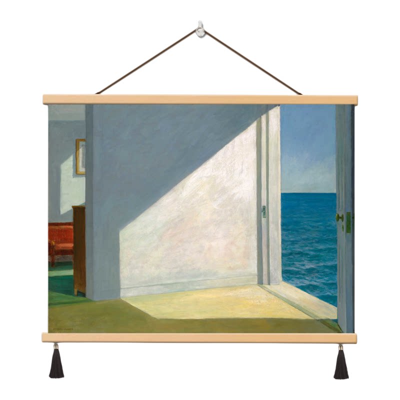 美式经典办公室风景画客厅卧室餐厅玄关墙面装饰挂画轻奢简约款