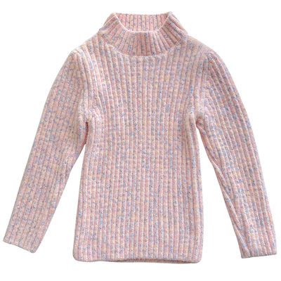 秋冬儿童不起球毛衣软糯加厚高弹