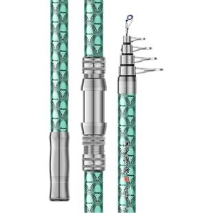 浪尖悍将碳素海竿抛竿套装鲢鳙超硬调远投竿甩杆全套巨物海钓