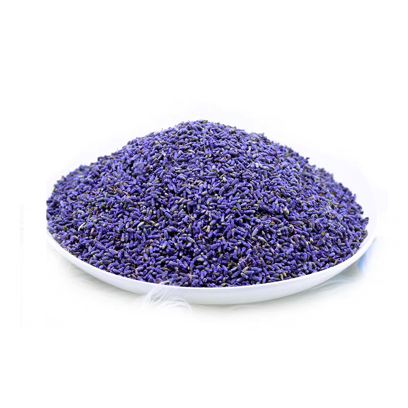 薰衣草干花粒花茶助眠安神500g包邮散装中药材花茶天然香包香囊