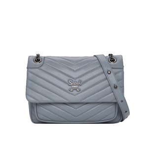 salad Obtuse单肩包真皮轻奢百搭女包大容量链条斜挎包包流浪包