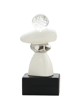 高级感时至运来书房桌面摆件乔迁礼物办公室玄关客厅电视柜装饰品