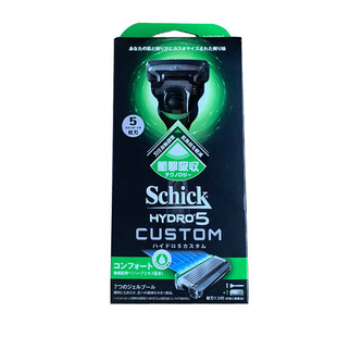 schick舒适水次元5新升级瓣型超感剃须刀片刮胡刀头刀架 日本进口