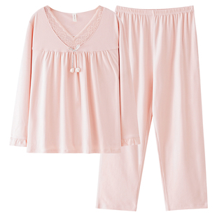 浪莎双面磨毛德绒睡衣女冬2026新款秋冬大码防静电加厚保暖家居服