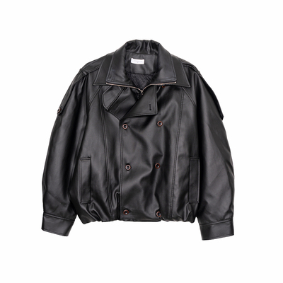 Hualun飞行员皮衣外套