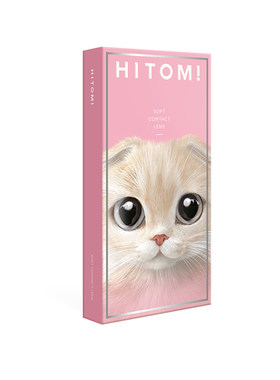 HITOMI希多蜜水光猫美瞳半年抛自然混血大直径隐形近视眼镜1片装