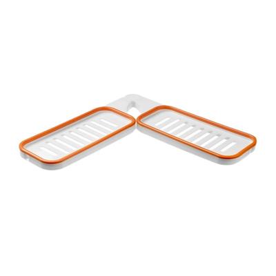 浴室免打孔转角置物架