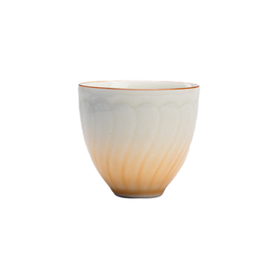 墨己主人杯渐变色半刀泥仿宋陶瓷品茗杯家用功夫茶个人专用喝茶杯