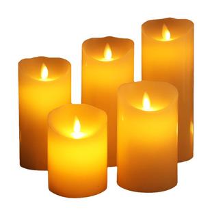 led电子蜡烛灯滴蜡仿真石蜡灯浪漫usb充电遥控氛围灯表白烛台照明