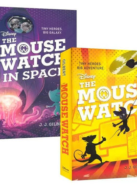 The Mouse Watch 鼠特工队1&3 Mouse Watch in Space 星际行动 英语章节书 中年级动作冒险奇幻小说 英文原版进口儿童图书