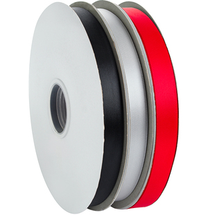 1.5cm高密缎带蛋糕彩带绸带编发发饰手工DIY制作勾帽子礼物丝带