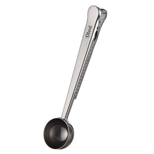 Obod不锈钢咖啡豆量勺豆勺奶粉定量勺克数勺多功能零食封口夹子