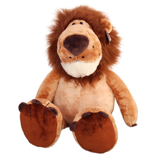 毛绒玩具可爱老虎狮子公仔娃娃床上猩猩网红玩偶男生款睡觉抱枕女