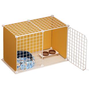 狗围栏室内猫笼狗笼栅栏宠物训练厕所防越狱防逃网免打孔泰迪博美