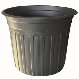 黑色加仑盆加厚软塑料花盆阳台育苗杯防老化重复使用育苗盆营养钵