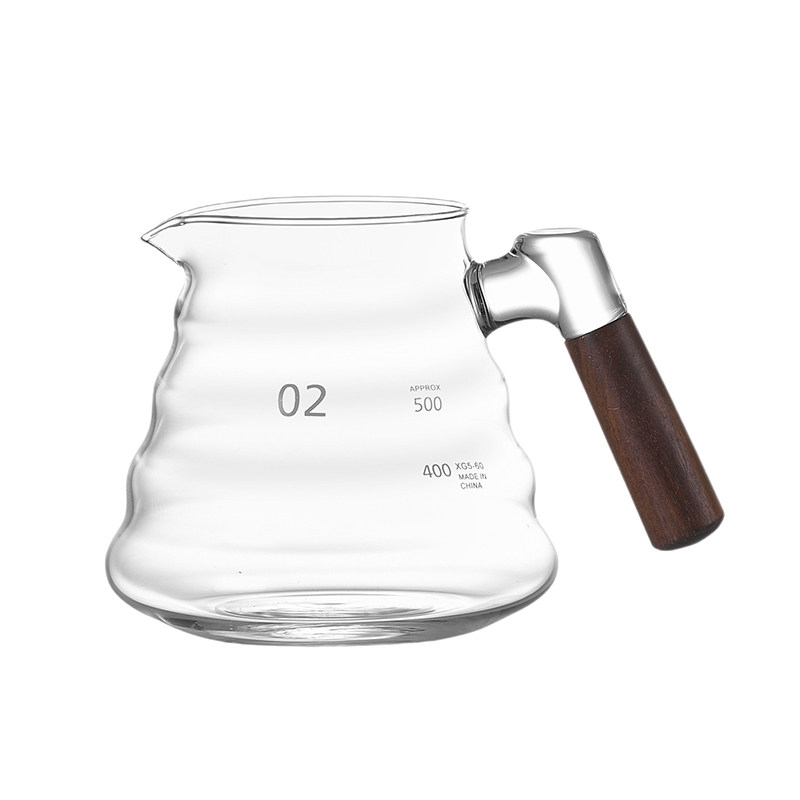 360ml玻璃手冲刻度鹰嘴拉花杯
