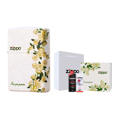 zippo古银玫瑰打火机情人节礼物