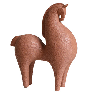 2026新年装饰中式唐马摆件客厅电视柜玄关酒柜软装春节桌面吉祥物