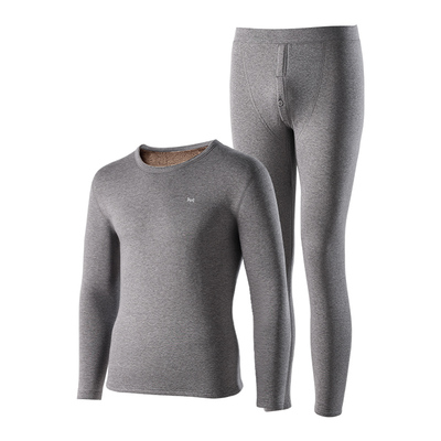 猫人加绒巨厚保暖内衣男款