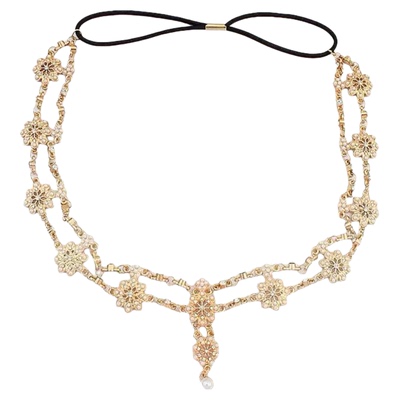 西域古国公主民族风流苏额饰