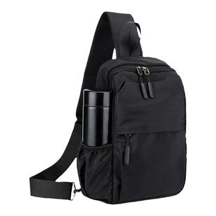 2025新款男款胸包时尚潮流单肩包大容量百搭小背包休闲男士斜挎包