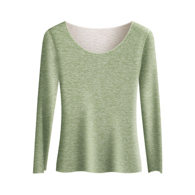 羊毛德绒保暖内衣女发热加绒加厚