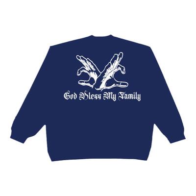 bboy嘻哈加厚chicano大码街头说唱poppin美式西海岸刺绣圆领卫衣