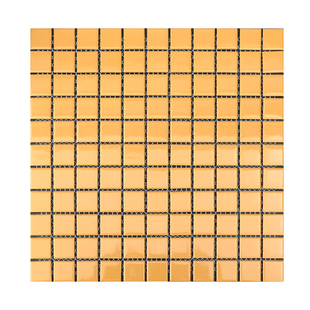 华欣硕黄色马赛克陶瓷瓷砖田园柠檬黄外墙阳台厨房卫生间浴室墙砖