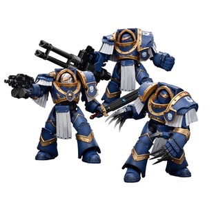 JOYTOY暗源战锤荷鲁斯之乱极限战士铁骑终结者小队三人组兵人手办