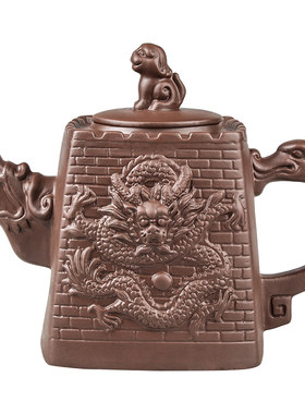 宜兴原矿纯手工大容量功夫茶壶