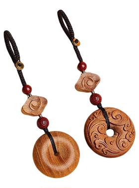 普陀山2026天然老桃木挂件女士