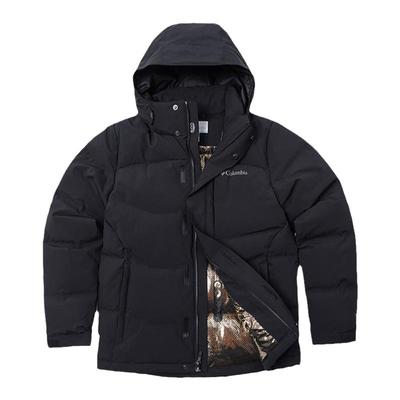 哥伦比亚羽绒服鹅绒防水金点热能