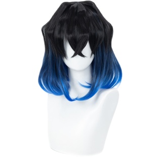 ND家】嘴平伊之助 T色渐变40cm 鬼灭之刃 角色造型款cos假发