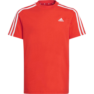 Adidas/阿迪达斯正品ESSENTIALS大童圆领运动透气短袖IX9539