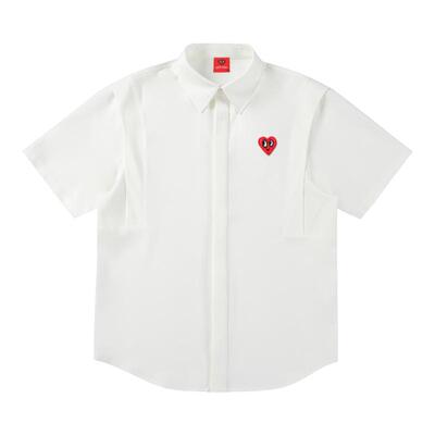 查尔斯桃心爱心休闲衬衫