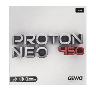 老妖乒乓GEWO捷沃Proton葡萄450德国内能海绵475乒乓球拍反胶套胶