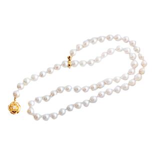 高级感珍珠毛衣链2025新款项链设计感小众女长款花朵配饰秋冬颈链