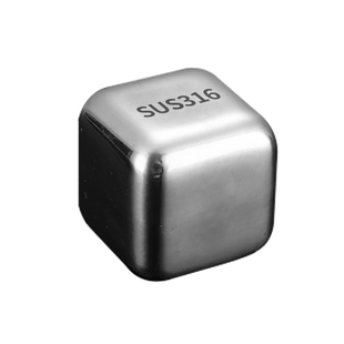 食品级316不锈钢冰块威士忌洋酒金属铁冰粒冰酒啤酒模具冰镇神器