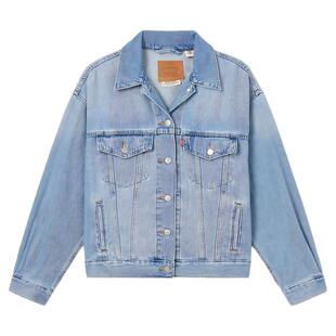 【商场同款】Levi's李维斯女士美式休闲宽松牛仔夹克外套0052P