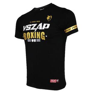 VSZAP纯棉休闲拳击服MMA搏击格斗UFC短袖T恤夏男女运动上衣健身服