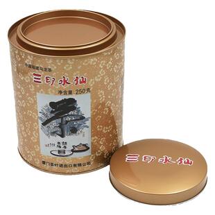中茶海堤三印水仙XT8066经典足火浓香岩茶罐装250克