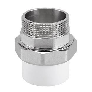 PPR热熔内外丝活接直接4分6分1寸2寸3寸暖气水管配件内外牙铜接头